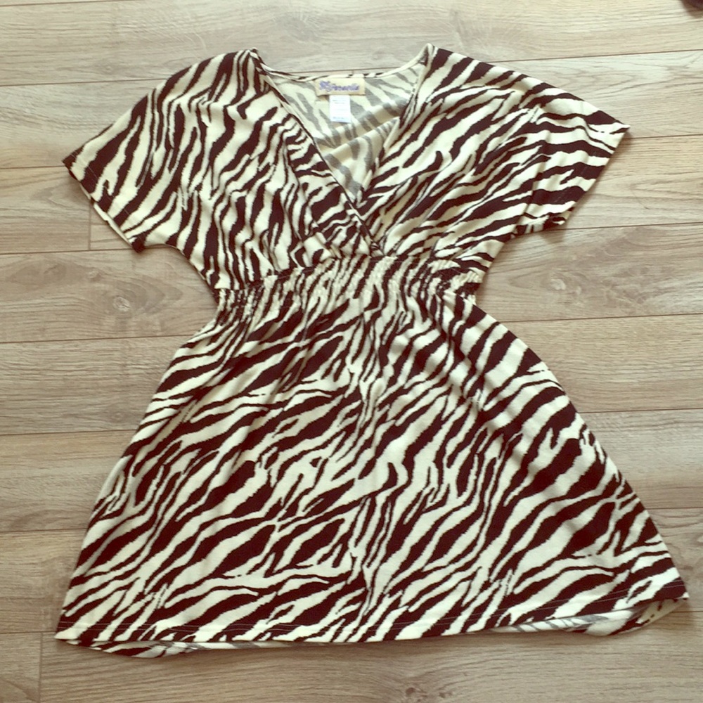 Zebra dress size small